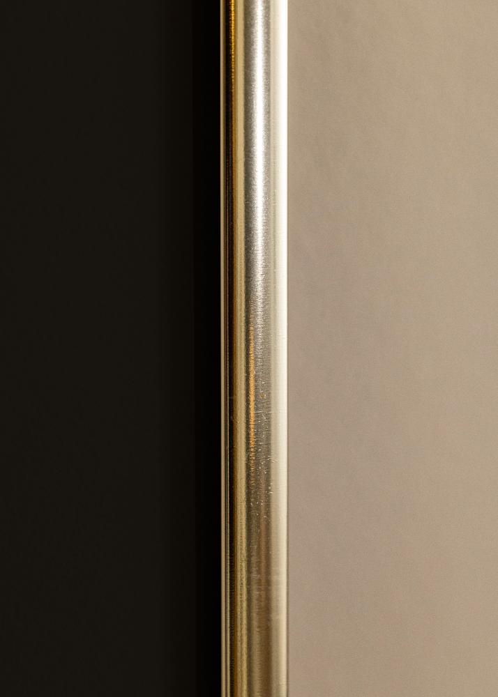 Okvir Aluminij Sjajna Zlatna 70x100 cm - Paspartu Crno 62x85 cm