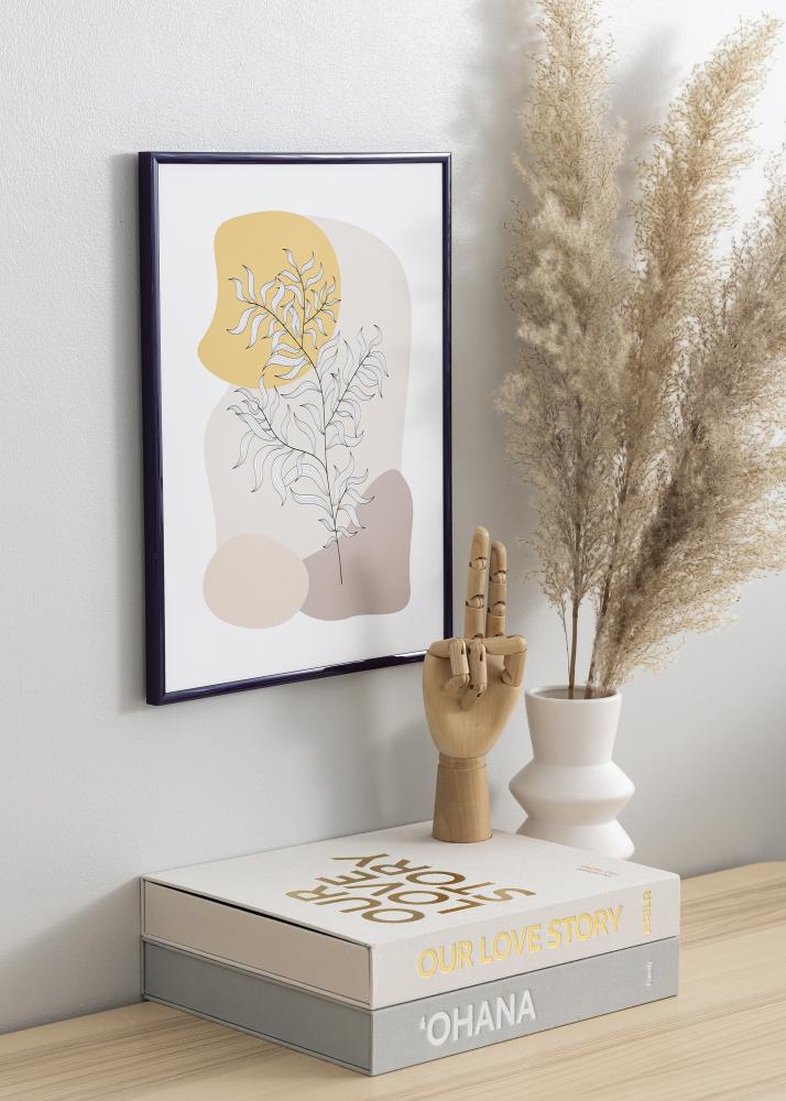 Okvir New Lifestyle Tamno ljubičasta 70x100 cm - Paspartu Crno 61x91,5 cm