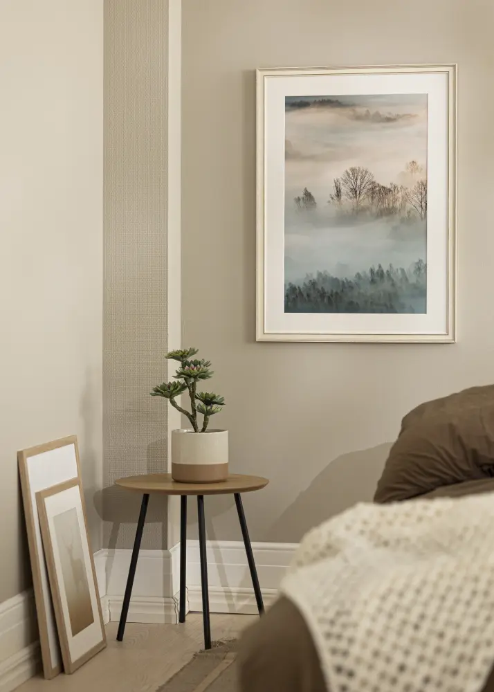 Okvir Shabby Chic Bijelo 40x60 cm - Paspartu Bijelo 32,9x48,3 cm (A3+)