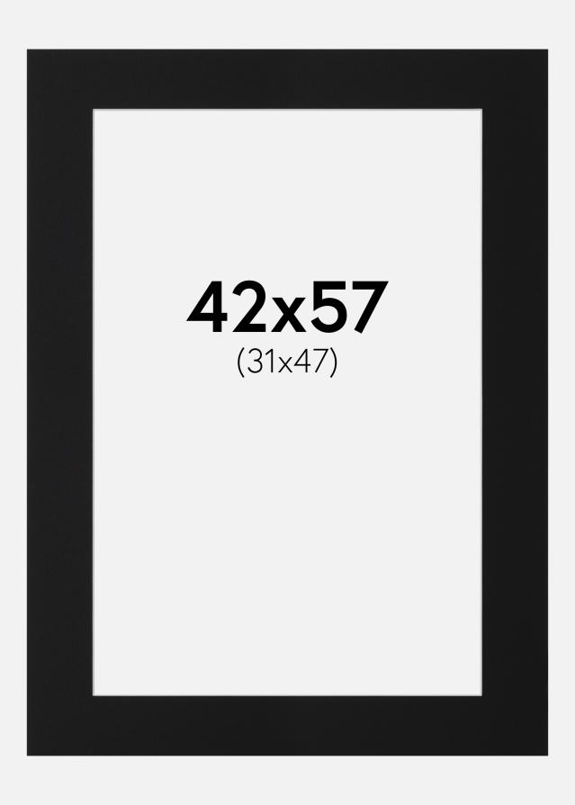 Paspartu Crni Standard (Bijela Jezgra) 42x57 cm (31x47)