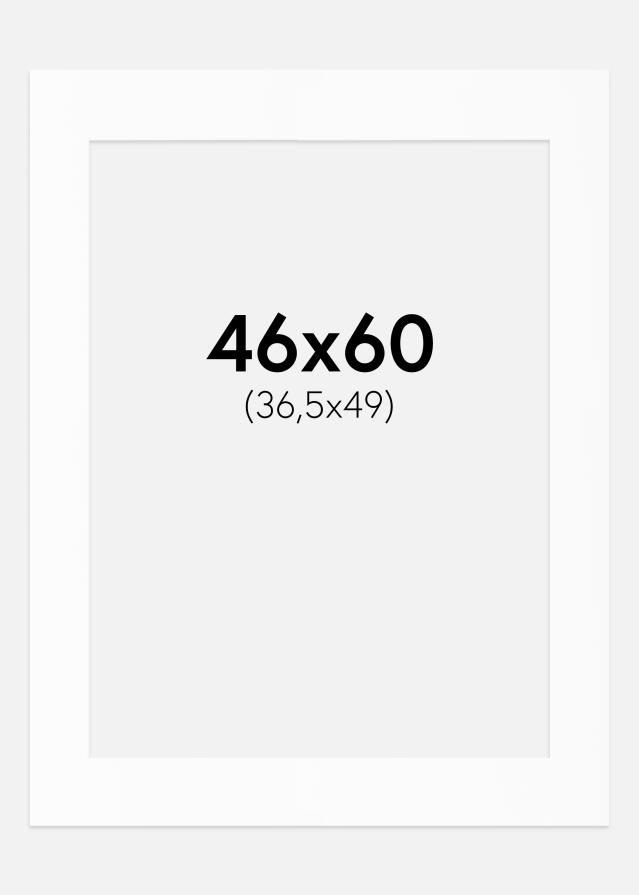 Paspartu Bijeli Standard (Bijela Jezgra) 46x60 cm (36,5x49)