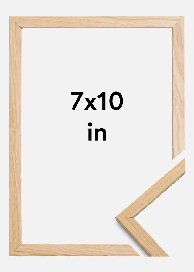 Okvir Edsbyn Akrilno staklo Hrast 7x10 inches (17,78x25,4 cm)