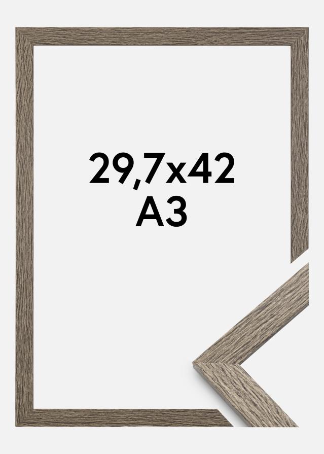 Okvir Profinjeni Akrilno staklo Dark Grey Oak 29,7x42 cm (A3)
