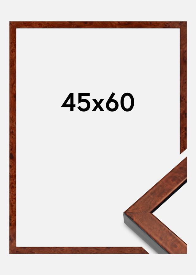 Okvir Hermes Akrilno staklo Burr Walnut 45x60 cm