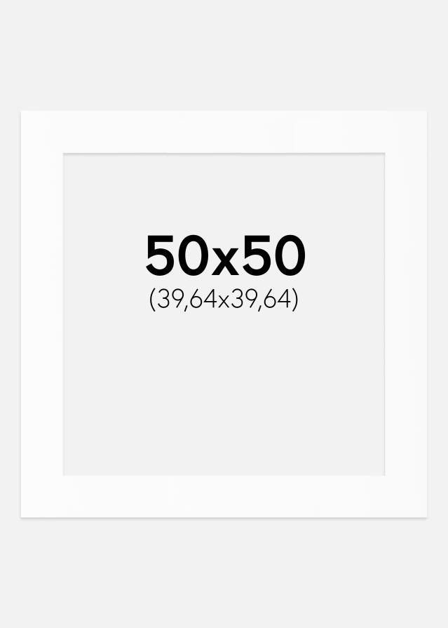 Paspartu Bijeli Standard (Bijela Jezgra) 50x50 cm (39,64x39,64)