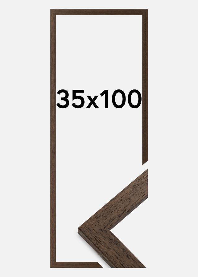 Okvir Brown Wood Akrilno staklo 35x100 cm
