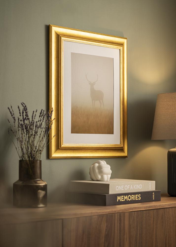 Okvir Belfast Svijetlo Zlato - Veličina po izboru