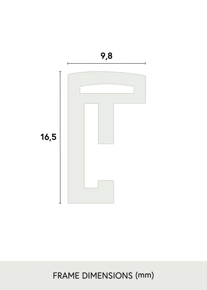 Okvir New Lifestyle Mat Crna 42x59,4 cm (A2) - Paspartu Crno 25x38 cm