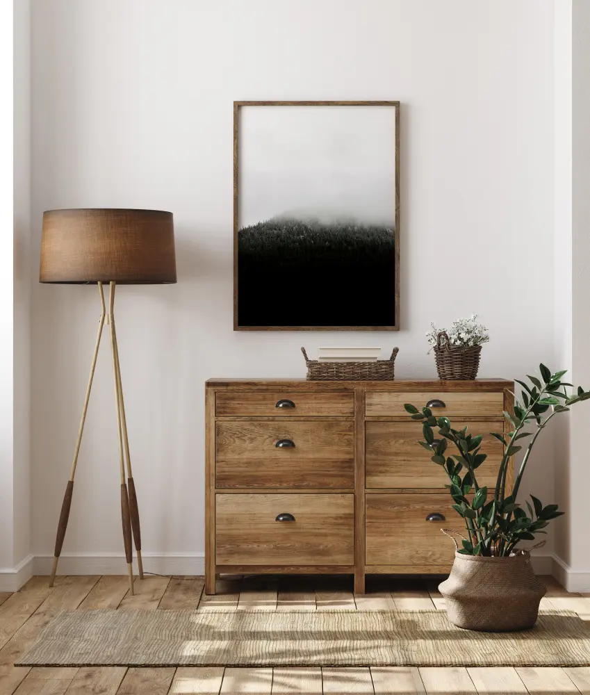 Misty mountain Plakat