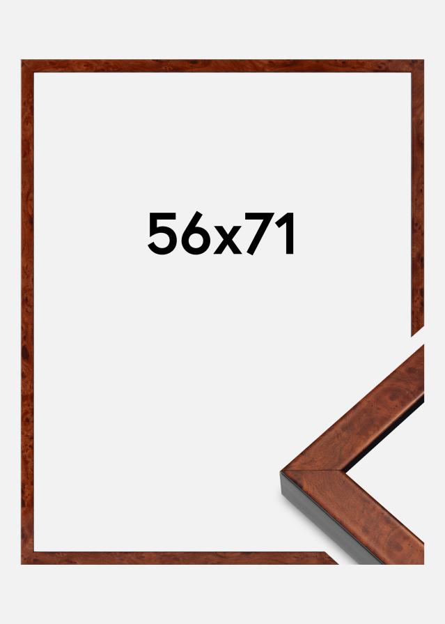 Okvir Hermes Akrilno staklo Burr Walnut 56x71 cm