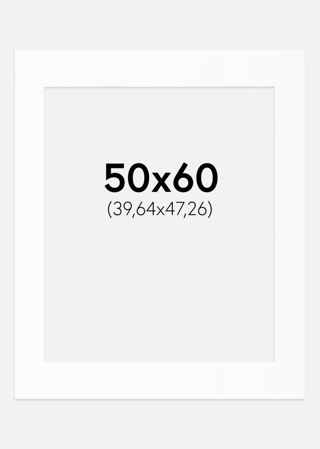 Paspartu Bijeli Standard (Bijela Jezgra) 50x60 cm (39,64x47,26)