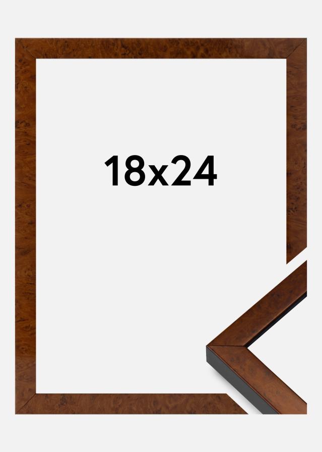 Okvir Ares Akrilno staklo Burr Walnut 18x24 cm