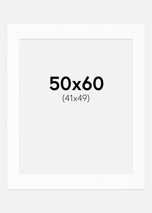 Paspartu Bijeli Standard (Bijela Jezgra) 50x60 cm (41x49)