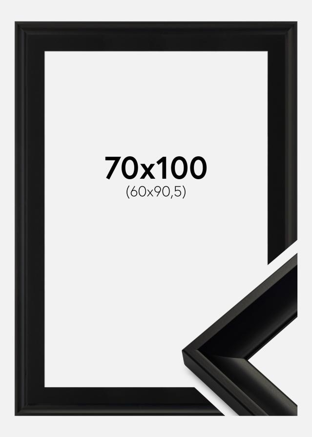Okvir Öjaren Crno 70x100 cm - Paspartu Crno 61x91,5 cm