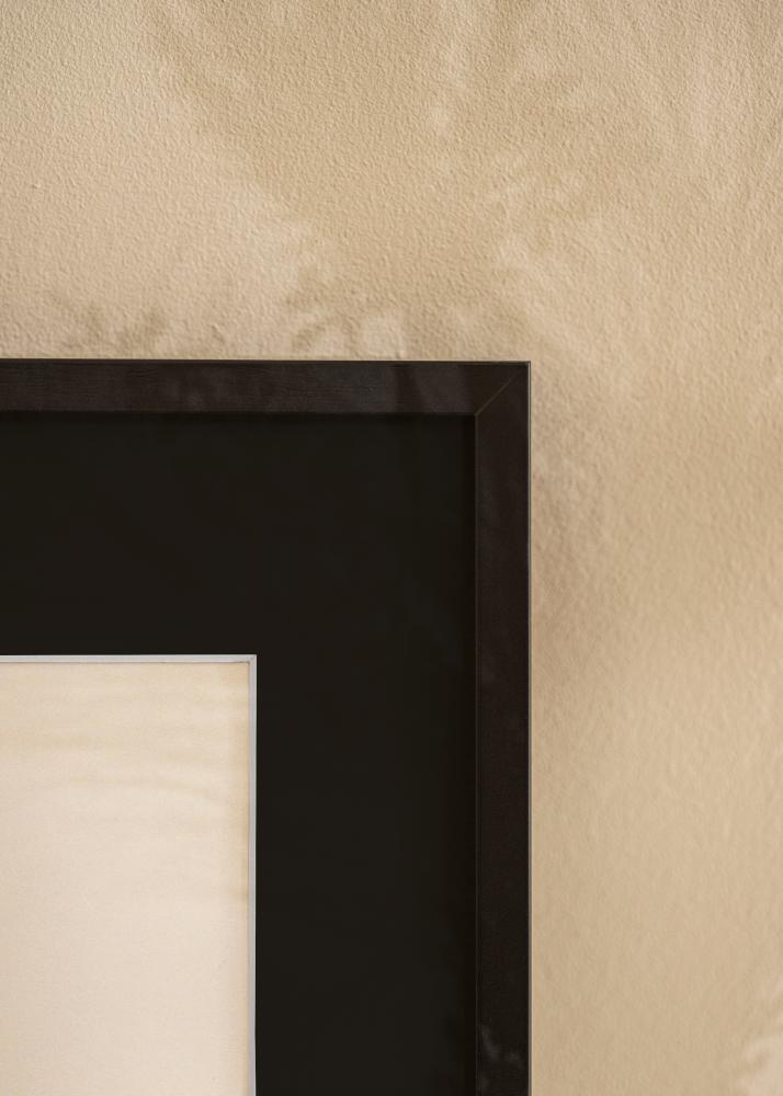 Okvir E-Line Crno 30x40 cm - Paspartu Crno 21x29,7 cm (A4)