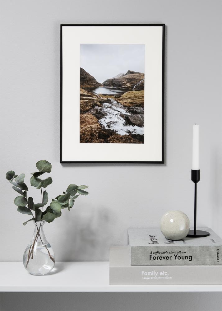 Paspartu XL Standardni Bijelo Bijeli unutarnji rub 60x80 cm (41x58,4 - A2)