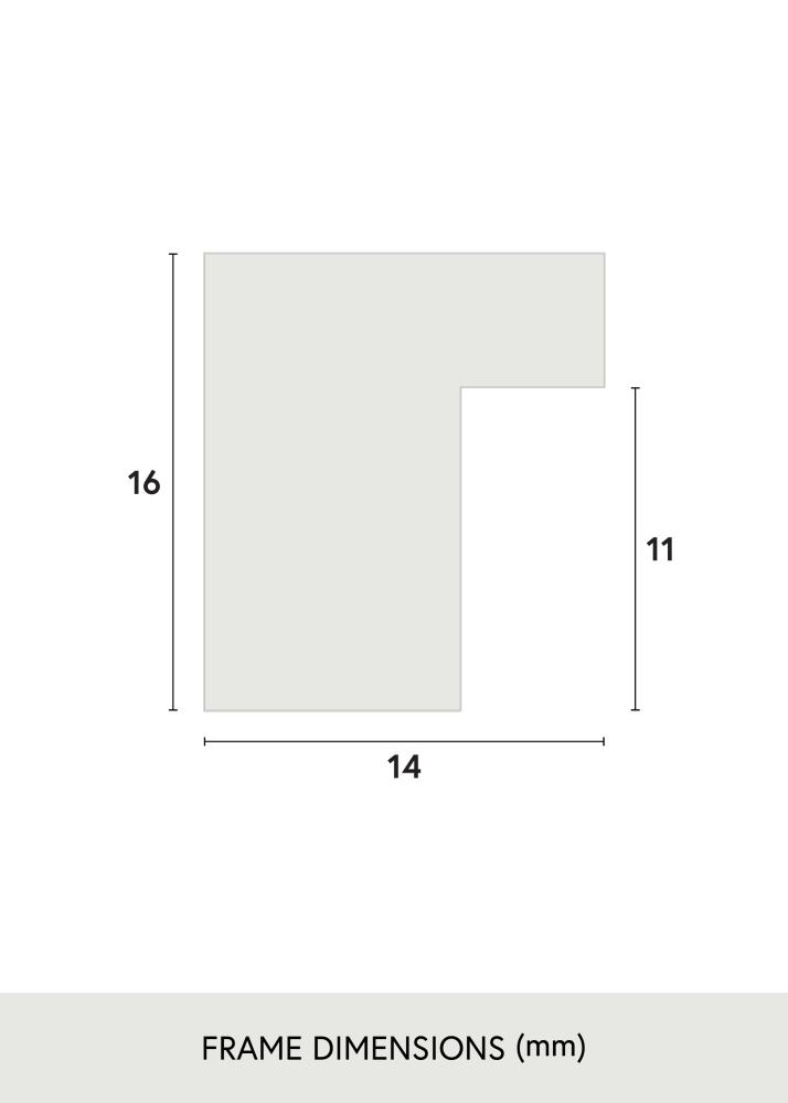 Okvir Oban Akrilno staklo Crna 42x59,4 cm (A2)