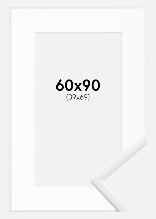 Okvir New Lifestyle Bijelo 60x90 cm - Paspartu Bijelo 40x70 cm