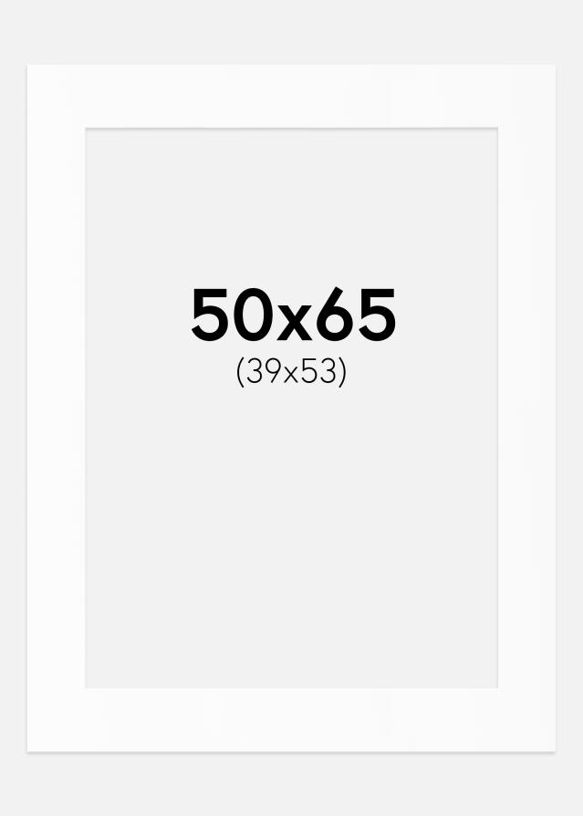 Paspartu Bijeli Standard (Bijela Jezgra) 50x65 cm (39x53)