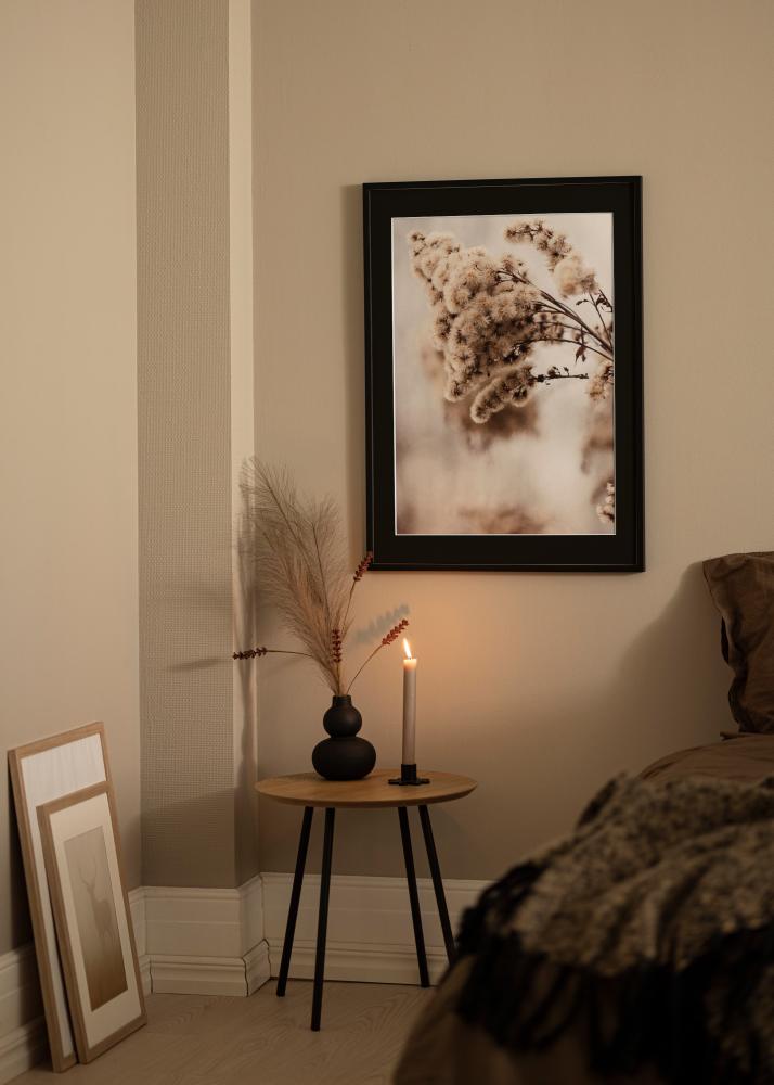 Okvir E-Line Crno 30x40 cm - Paspartu Crno 21x29,7 cm (A4)