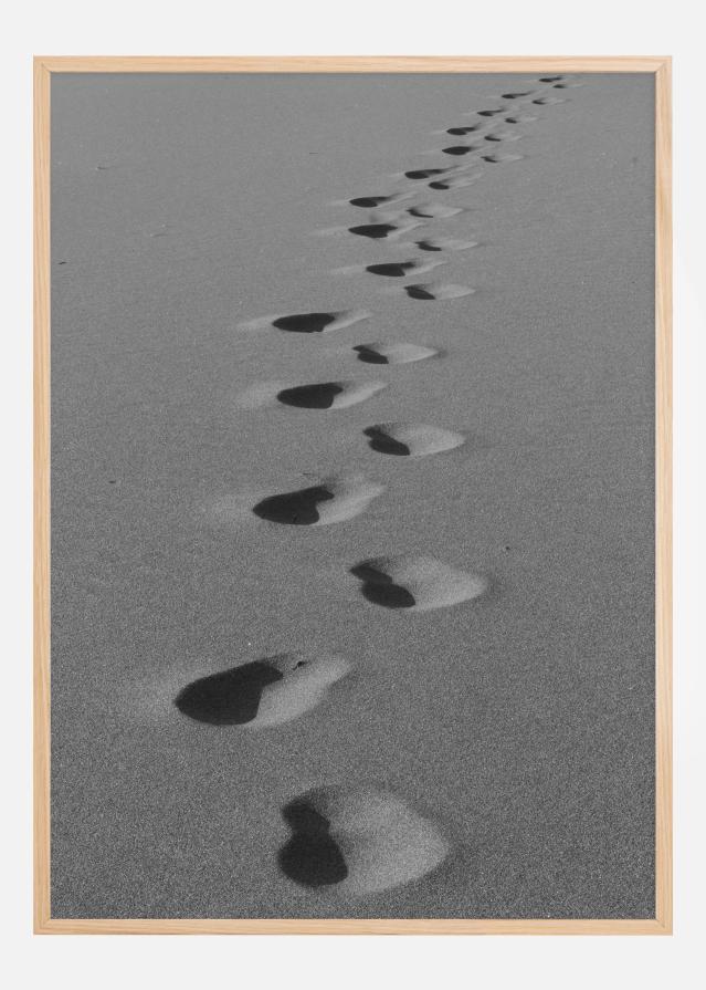 Foot Prints Plakat