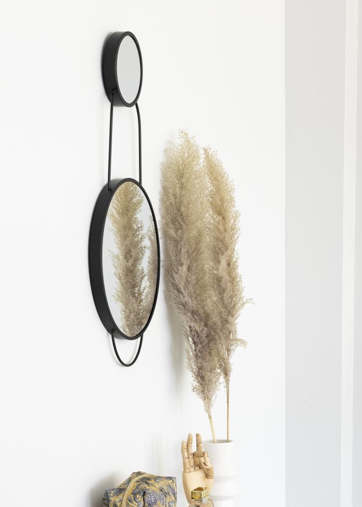 KAILA Ogledalo Combination - Crno 35x71 cm