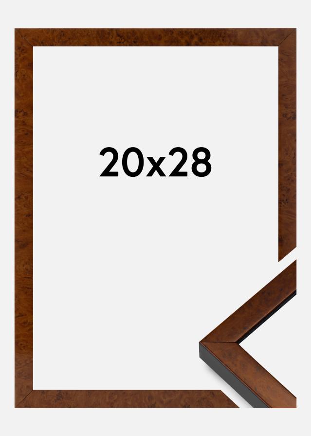 Okvir Ares Akrilno staklo Burr Walnut 20x28 cm