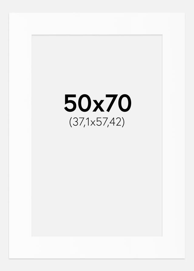 Paspartu Bijeli Standard (Bijela Jezgra) 50x70 cm (37,1x57,42)