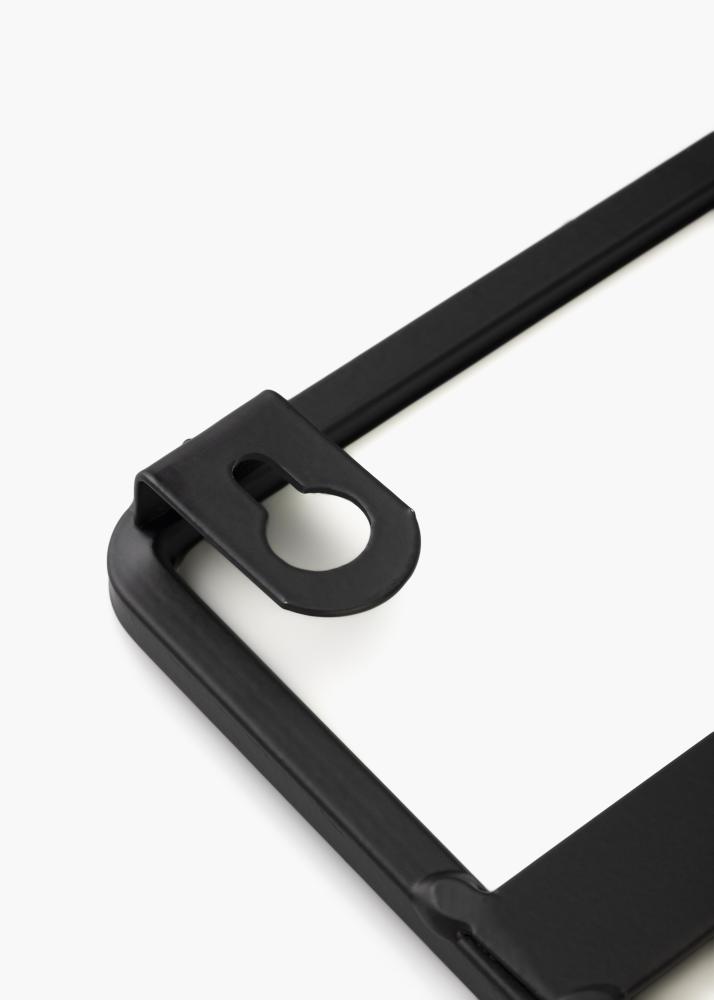 KAILA Ogledalo sa Polica - Crno 31x60 cm