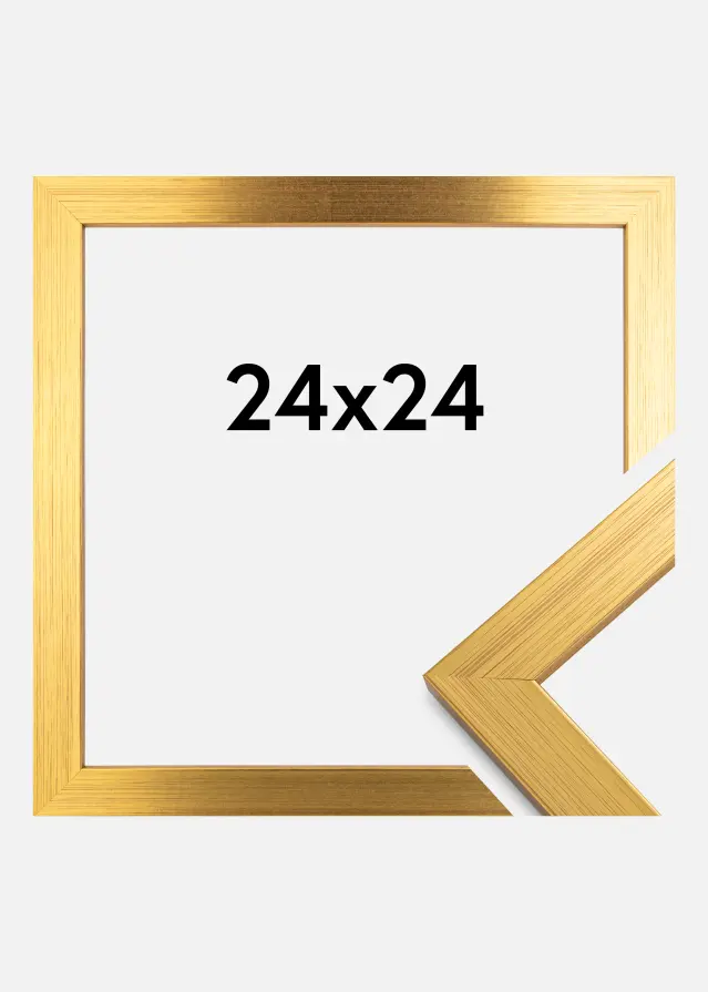 Okvir Gold Wood Akrilno staklo 24x24 cm