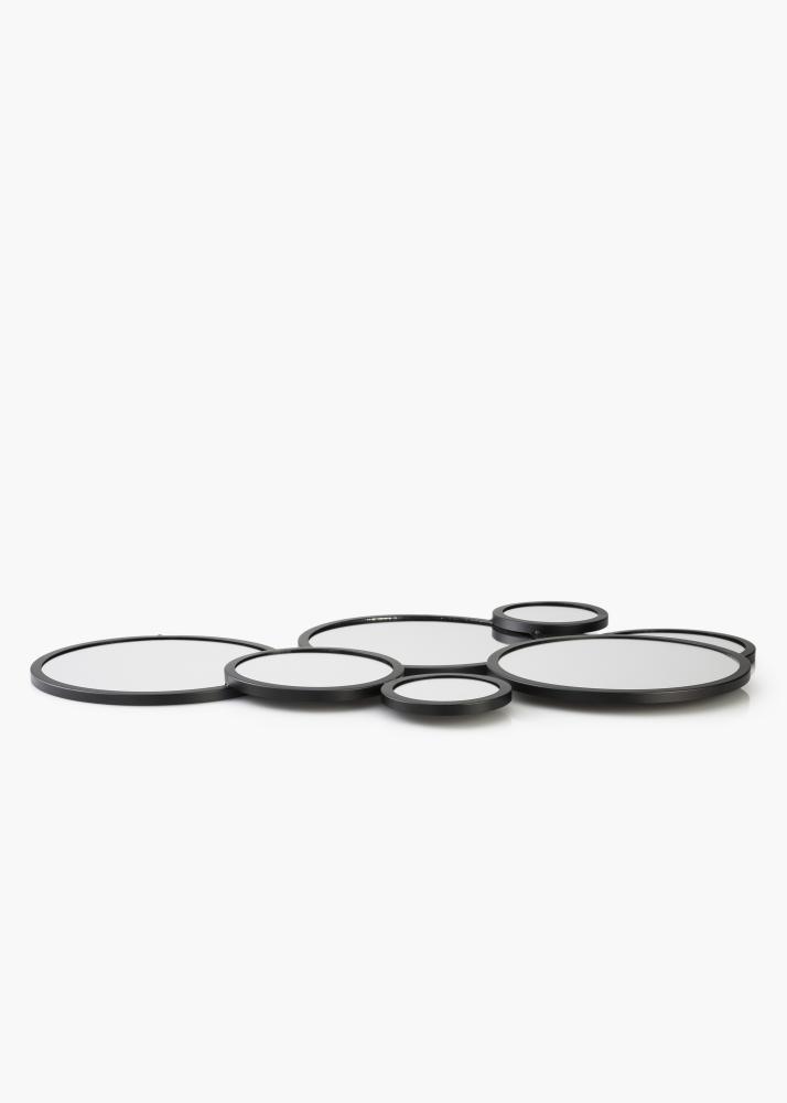 KAILA Ogledalo Bubbles - Crno 72x43 cm