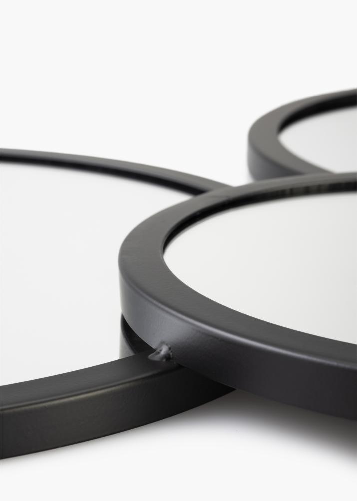 KAILA Ogledalo Bubbles - Crno 72x43 cm