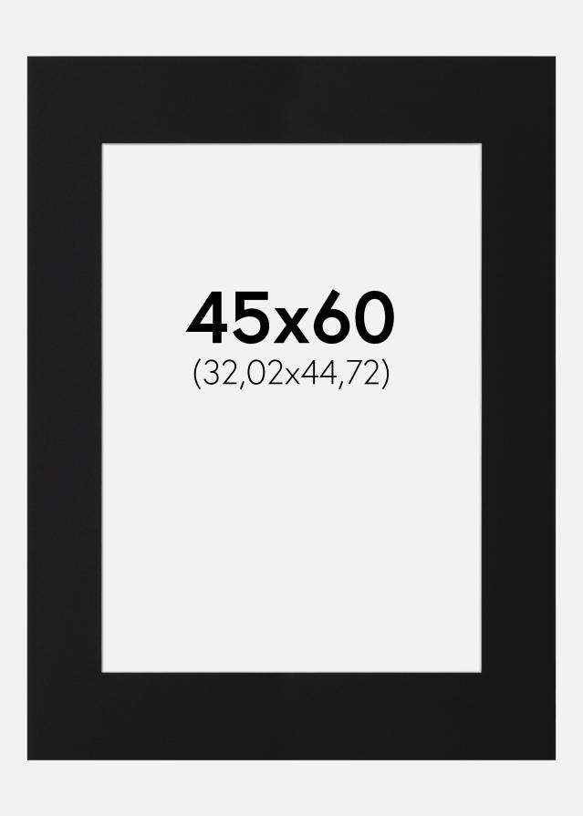 Paspartu Crni Standard (Bijela Jezgra) 45x60 cm (32,02x44,72)