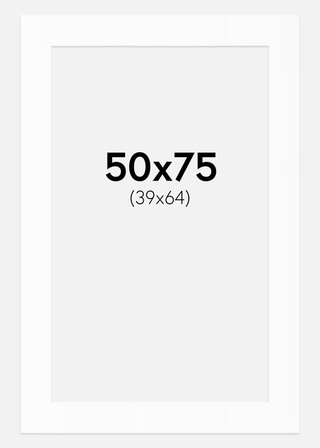 Paspartu Bijeli Standard (Bijela Jezgra) 50x75 cm (39x64)