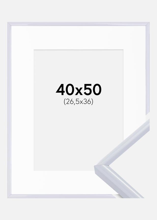 Okvir Victoria Bijelo 40x50 cm - Paspartu Bijelo 27,5x37 cm