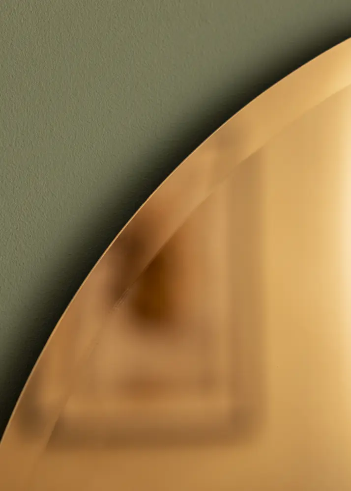 KAILA Okruglo Ogledalo Rose Gold Deluxe 70 cm Ø