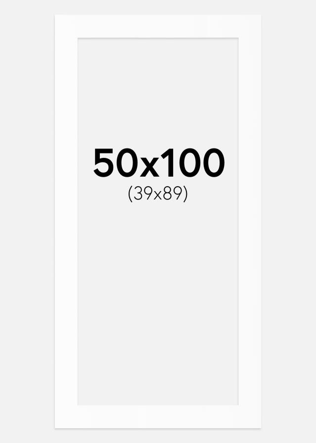 Paspartu Bijeli Standard (Bijela Jezgra) 50x100 cm (39x89)