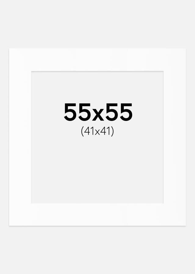 Paspartu Bijeli Standard (Bijela Jezgra) 55x55 cm (41x41)