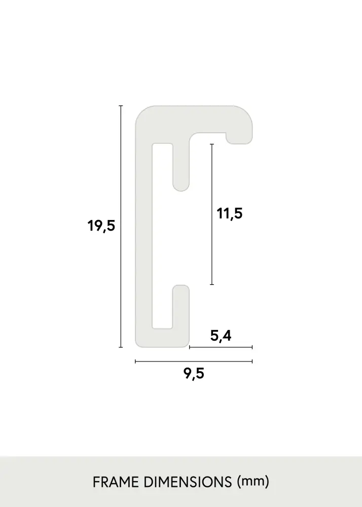Okvir Nielsen Premium Classic Mat Crna 84,1x118,9 cm (A0)