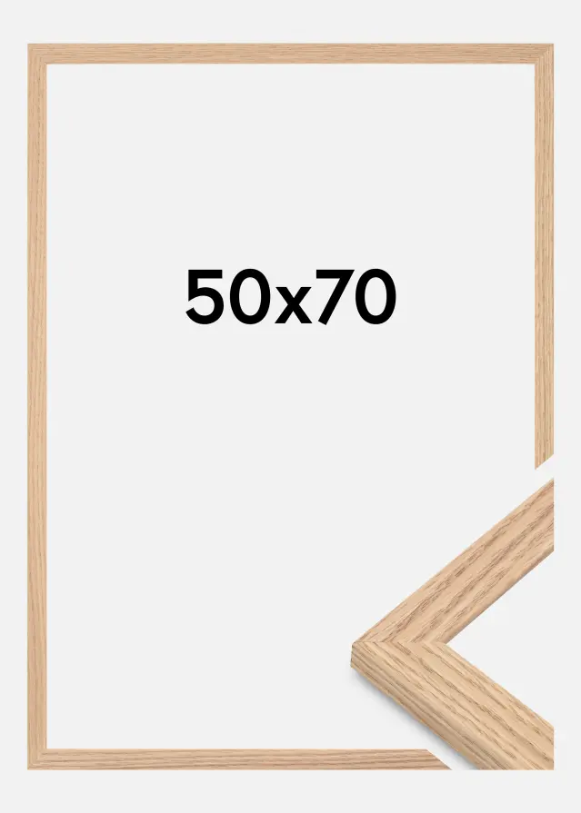 Okvir Bezvremenski Akrilno staklo Puni hrast 50x70 cm