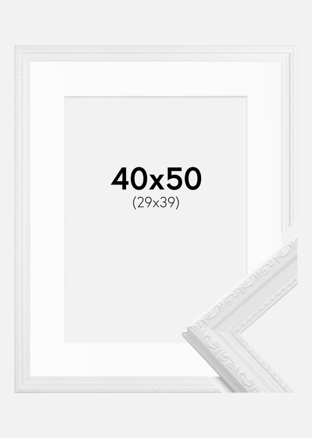 Okvir Abisko Bijelo 40x50 cm - Paspartu Bijelo 30x40 cm