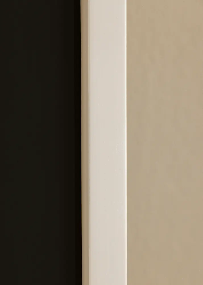 Okvir E-Line Bijelo 70x100 cm - Paspartu Crno 59,4x84 cm (A1)