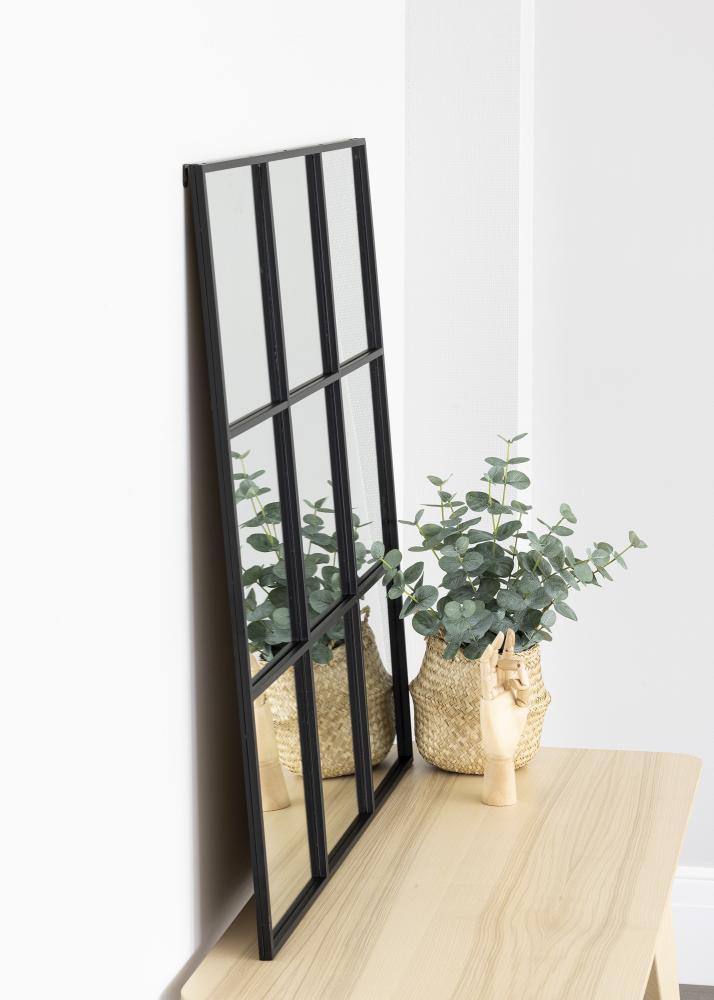 KAILA Ogledalo Squares - Crno 90x90 cm