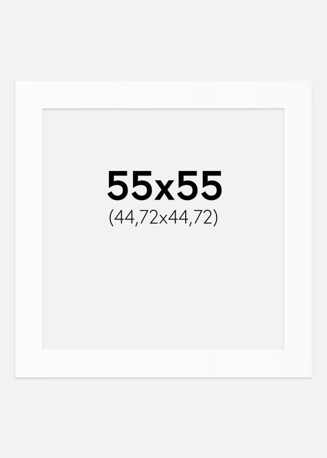 Paspartu Bijeli Standard (Bijela Jezgra) 55x55 cm (44,72x44,72)