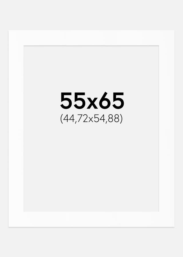 Paspartu Bijeli Standard (Bijela Jezgra) 55x65 cm (44,72x54,88)