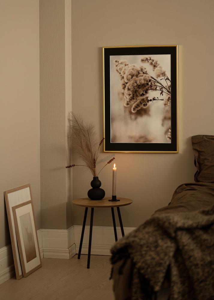 Okvir Victoria Zlato 50x70 cm - Paspartu Crno 33x56 cm