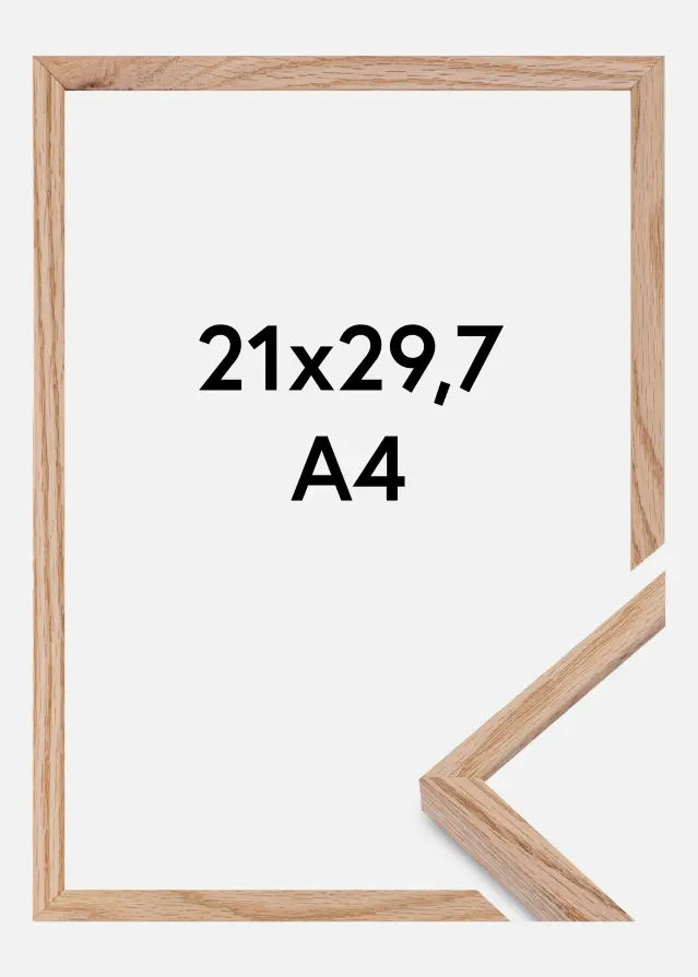 Okvir E-Line Akrilno staklo Hrast 21x29,7 cm (A4)