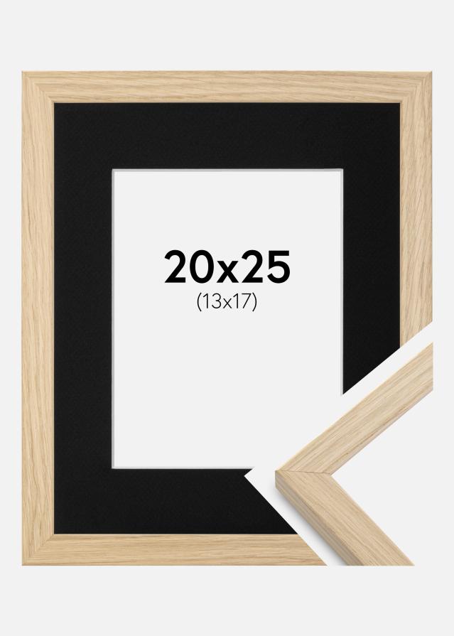 Okvir Grimsåker Hrast 20x25 cm - Paspartu Crno 14x18 cm