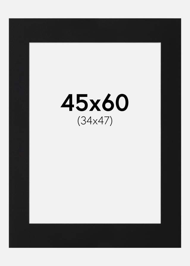 Paspartu Crni Standard (Bijela Jezgra) 45x60 cm (34x47)