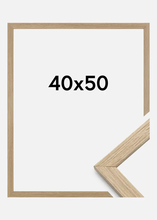 Okvir Profinjeni Akrilno staklo Hrast 40x50 cm